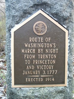 Route of Washingtons March Marker image. Click for more information.
