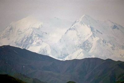 The Denali summit from 60 miles away image. Click for full size.