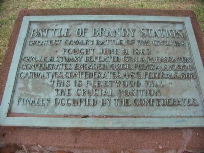 History Ride at Brandy Station Battlefield