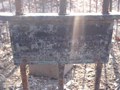 Original Federal Boundary Stone North Marker image, Touch for more information
