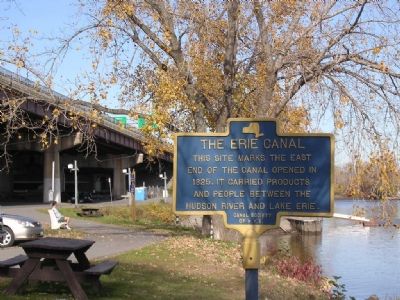 Erie Canal In Albany image. Click for full size.
