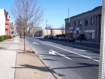 View of 6th Street from marker. image, Touch for more information