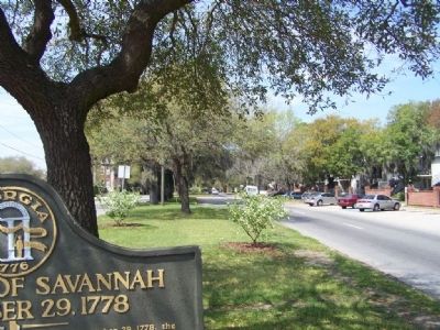 Road into Savannah image. Click for full size.