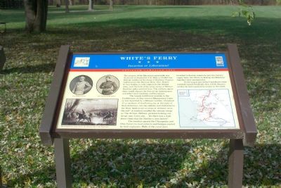 Whites Ferry Marker image. Click for full size.