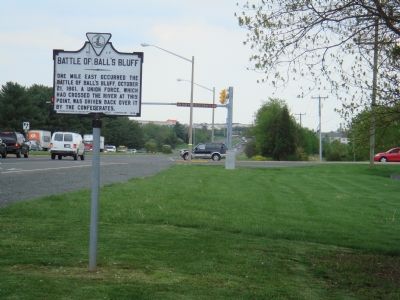 Battle of Balls Bluff Marker image, Touch for more information