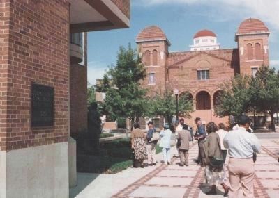 Birmingham Civil Rights Institute (left) and 16th Street Baptist Church (rear) image, Touch for more information