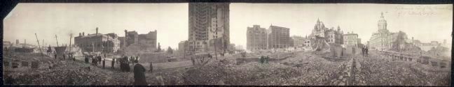 Cycloramic view of the burned area of Baltimore's Fire image. Click for full size.