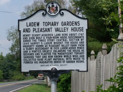 Ladew Topiary Gardens Marker image. Click for full size.