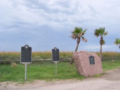Two Markers and One Monument at Surfside Beach image, Touch for more information