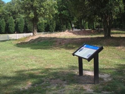 Lee Hall Marker and Earthworks image, Touch for more information
