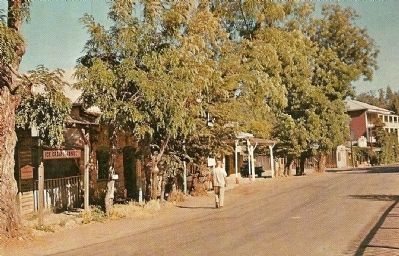 Vintage Postcard of Main Street image. Click for full size.