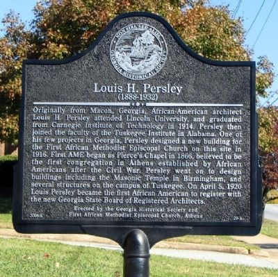 Louis H. Persley Marker image. Click for full size.