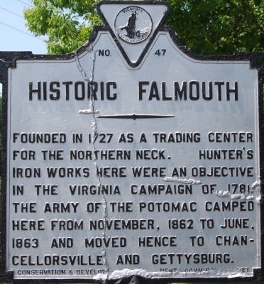 Historic Falmouth Marker image. Click for full size.
