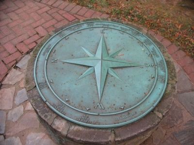 Compass at the Chancellorsville Visitor Center image. Click for full size.
