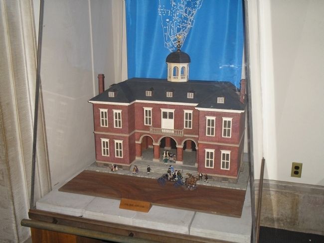 Model of Federal Hall image. Click for full size.