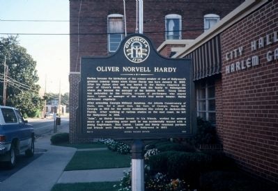 Oliver Norvell Hardy Marker image, Touch for more information