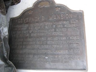 Governor�s Mansion Marker image. Click for full size.