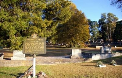 Confederate Dead Marker and the Cassville Cemetery image. Click for full size.