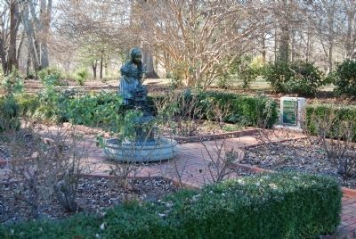 Bertha Evans Morgan Rose Garden Historical Marker