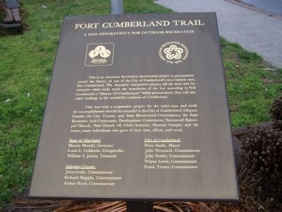 Fort Cumberland Trail Marker image, Touch for more information