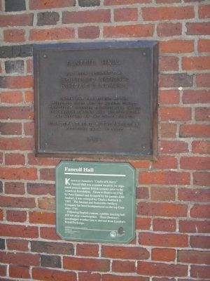 Faneuil Hall Markers image, Touch for more information