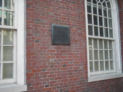 Old South Meeting House Marker image, Touch for more information