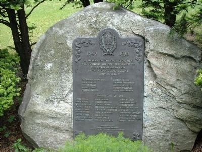 Founders and Proprietors Monument Marker image, Touch for more information