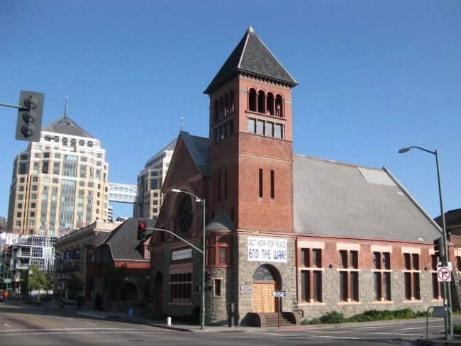 First Unitarian Church of Oakland - View from NW image. Click for full size.