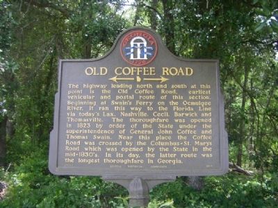 Old Coffee Road Marker image, Touch for more information