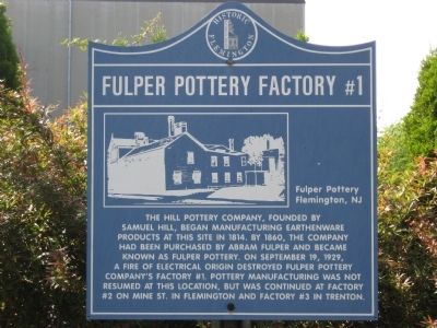 Fulper Pottery Factory #1 Marker image, Touch for more information