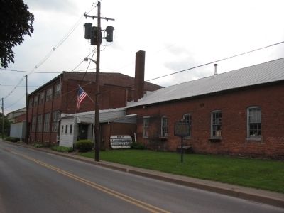 Another View of the Marker and the Old Plant Building image. Click for full size.