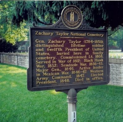 Former US president Zachary Taylor honored at national cemetery in