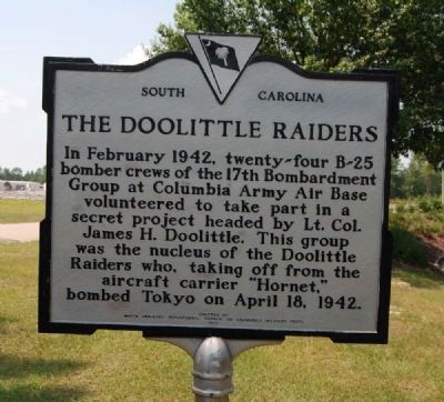 The Doolittle Raiders Marker image, Touch for more information