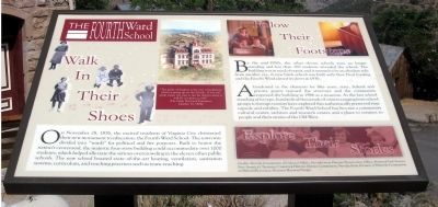 The Fourth Ward School Marker image. Click for full size.