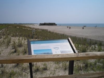 Marker in Cape May Point State Park image. Click for full size.