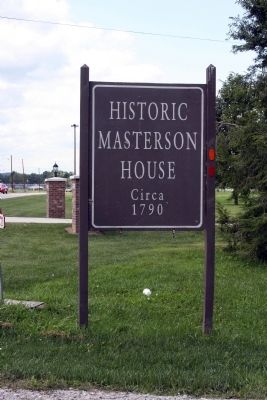 Sign - - Historic Masterson House image. Click for full size.