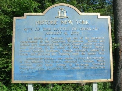Site of The Battle of Oriskany image, Touch for more information