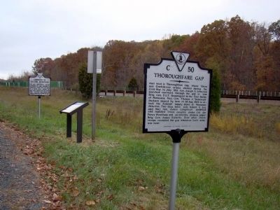 Thoroughfare Gap and Two Other Markers image, Touch for more information