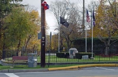 MIA Flag Flies over Memorial Park in Harriman, NY image. Click for full size.