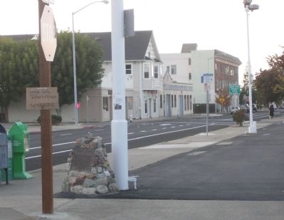 Birthplace of the Martini Marker. Looking along Alhambra Avenue image, Touch for more information