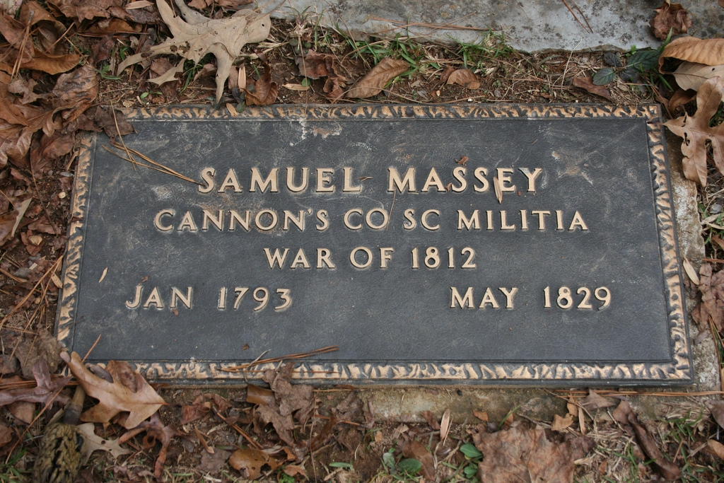 Photo: Samuel Massey's Military Marker