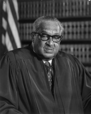 Justice Thurgood Marshall image. Click for full size.