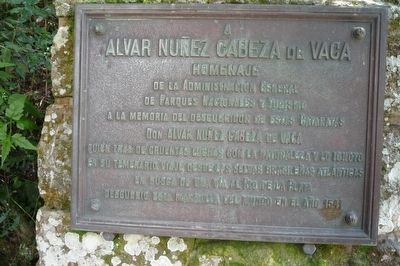 Alvar Nez Cabeza de Vaca Marker image. Click for full size.