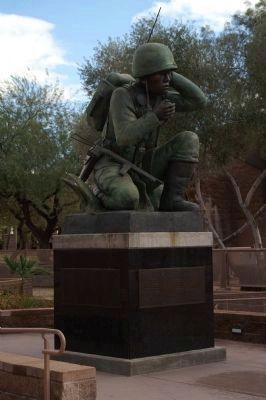 Navajo Code Talkers Statue image, Touch for more information