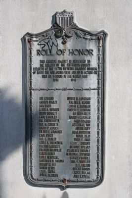 The Roll Of Honor Marker image. Click for full size.
