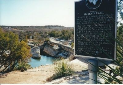 Route of Marcys Trail Marker image. Click for full size.