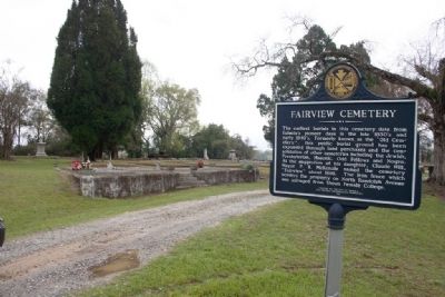 Fairview Cemetery & Marker image. Click for full size.