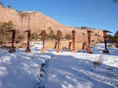 Navajo Warrior Memorial image. Click for full size.