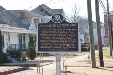 Dr. Martin Luther King Marker image. Click for full size.