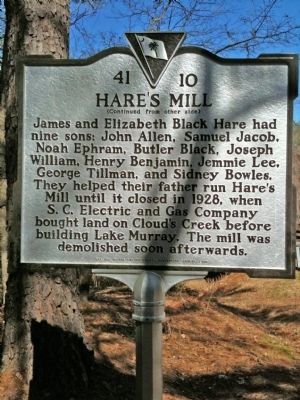 Hares Mill Marker (reverse) image, Touch for more information